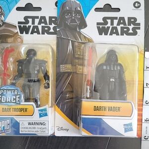 Hasbro Star Wars Darth Vader Figure And Dark Trooper